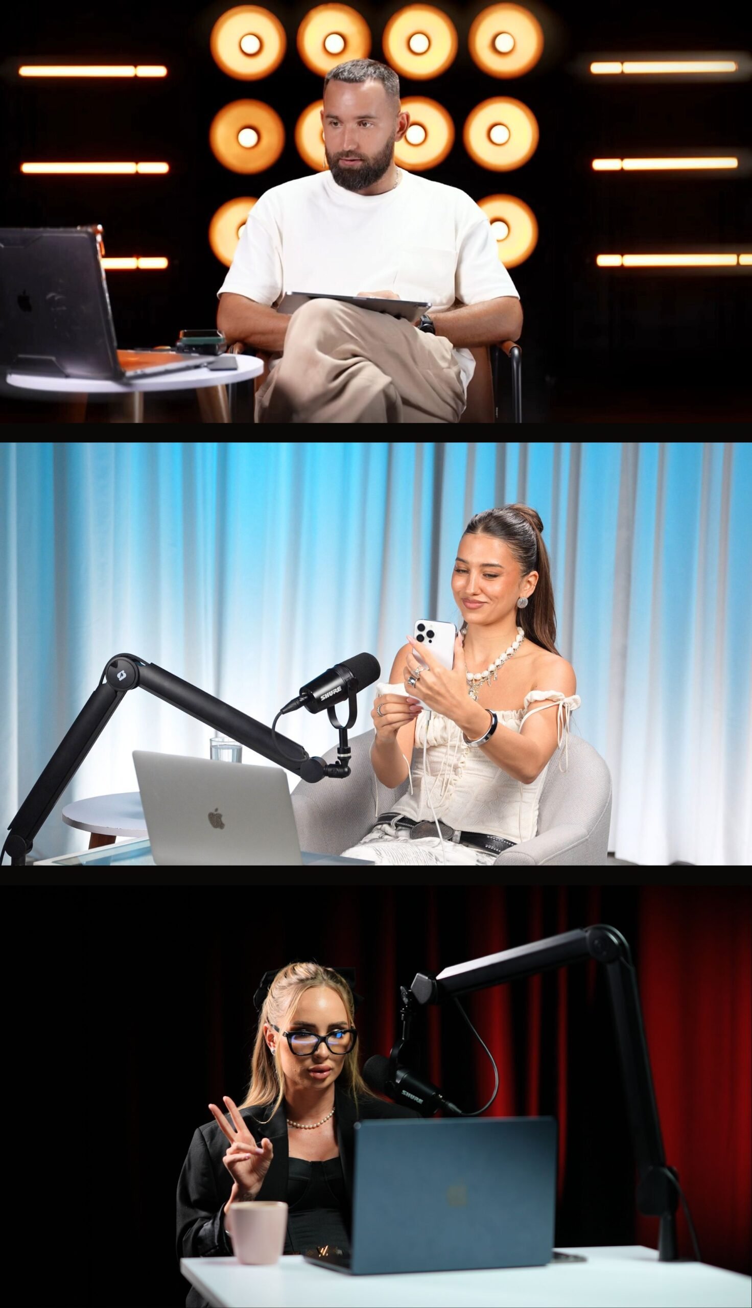 Online podcast Zoom call setup